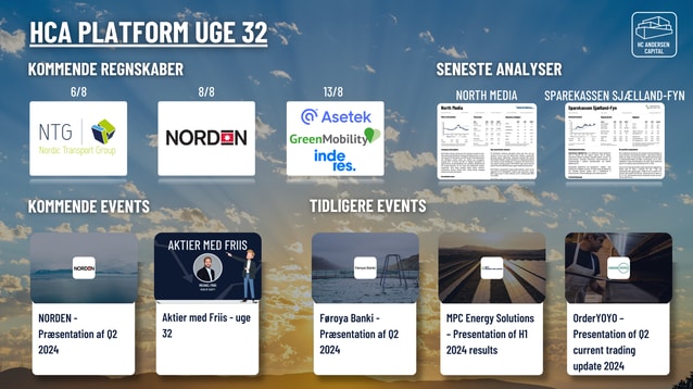 Dagens aktienyheder 05/08: NTG | Nordic Transport Group A/S, Gabriel og SKAKO Vibration