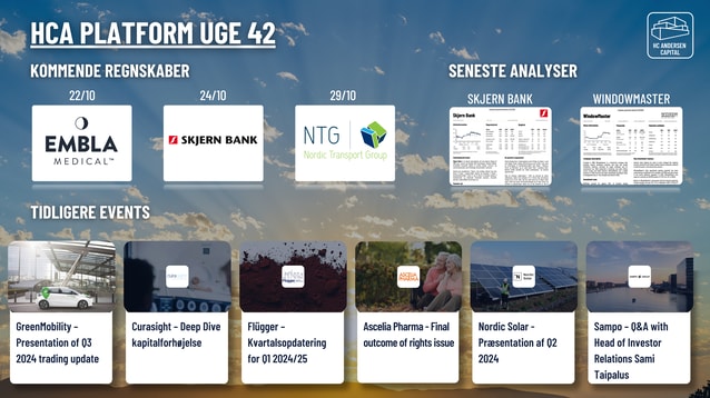 Dagens aktienyheder 15/10: NTG Nordic Transport Group, GreenMobility og Netcompany