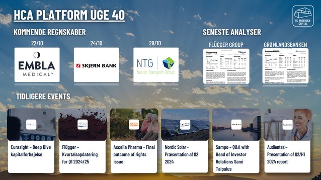 Dagens aktienyheder 03/10: Curasight, Gubra, Skjern Bank og bankerne generelt