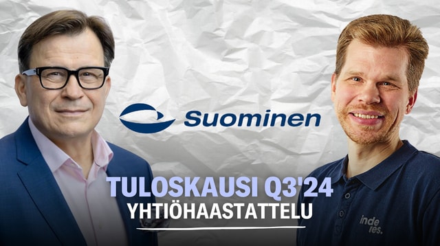 Suominen Q3'24: Tulostasoa täytyy parantaa