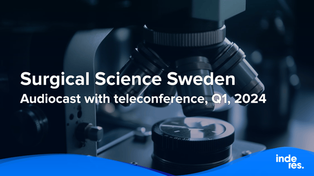 Surgical Science Sweden, Audiocast with teleconference, Q1'24