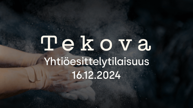 Tekova yhtiöesittelytilaisuus