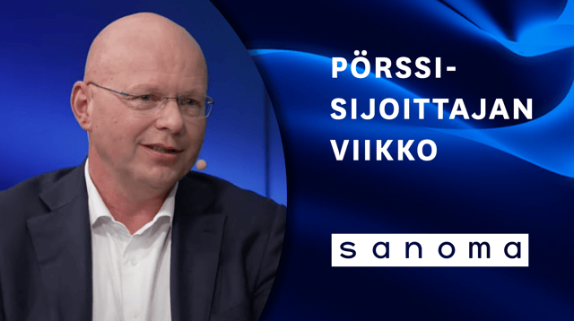 Sanoma as an Investment | Pörssisijoittajan viikko 9.9.2024