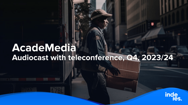 AcadeMedia, Audiocast with teleconference, Q4'23/24