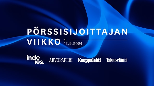 Pörssisijoittajan viikko | Terveydenhuolto & Kasvu ja Yrityskaupat 10.9.2024