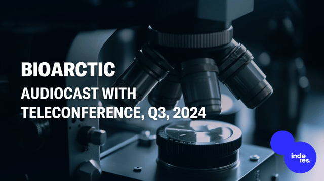 BioArctic, Audiocast with teleconference, Q3'24