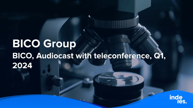 BICO, Audiocast with teleconference, Q1'24