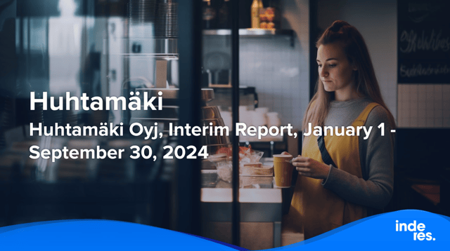 Huhtamäki Oyj, Interim Report, January 1 - September 30, 2024