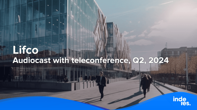 Lifco, Audiocast with teleconference, Q2'24