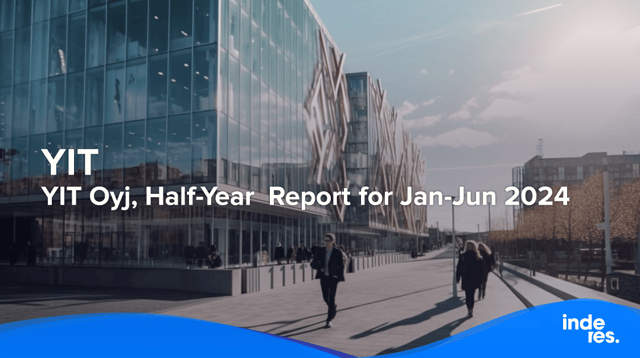YIT Oyj, Half-Year Report for Jan-Jun 2024