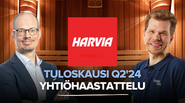 Harvia Q2'24: Lisää löylyä kiukaalle