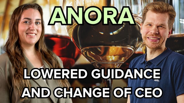 Anora: Lowered guidance and change of CEO