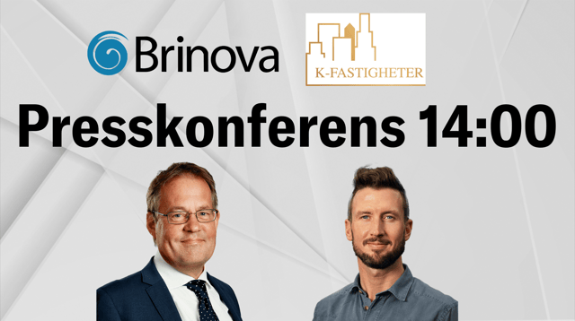 Brinova förvärvar fastigheter från K-Fast, Audiocast with teleconference, 2024