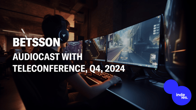 Betsson, Audiocast with teleconference, Q4'24