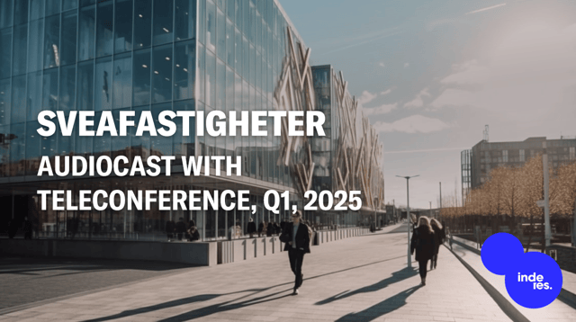 Sveafastigheter, Audiocast with teleconference, Q1'25