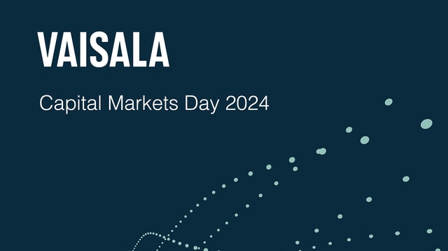 Vaisala Capital Markets Day 2024