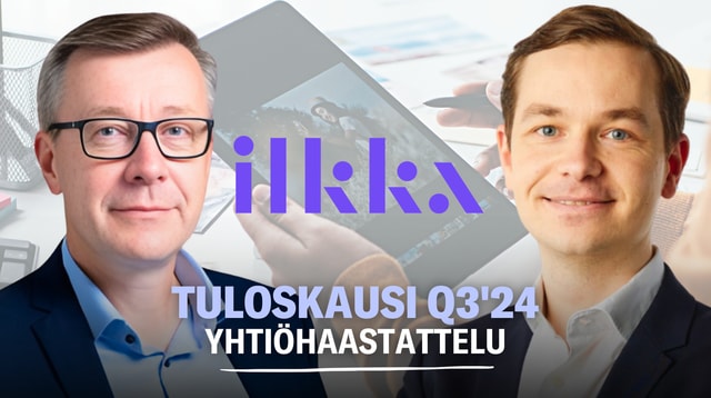 Ilkka Q3’24: Toivottua haastavampi markkina