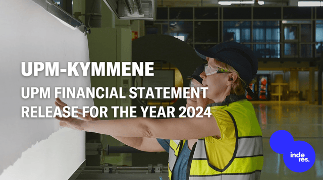 UPM Financial Statement Release for the year 2024