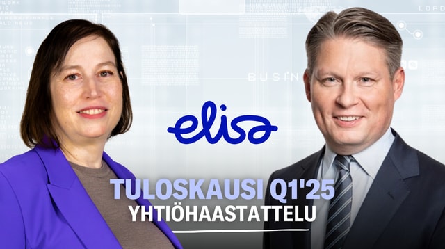 Elisa Q1'25: 5G:n ylösmyynti etenee odotetusti