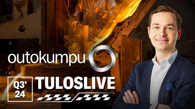 Outokumpu Q3'24 -tuloslive ke 30.10. klo 8:50