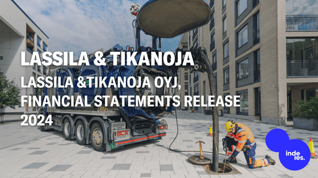 Lassila &Tikanoja Oyj, Financial Statements Release 2024