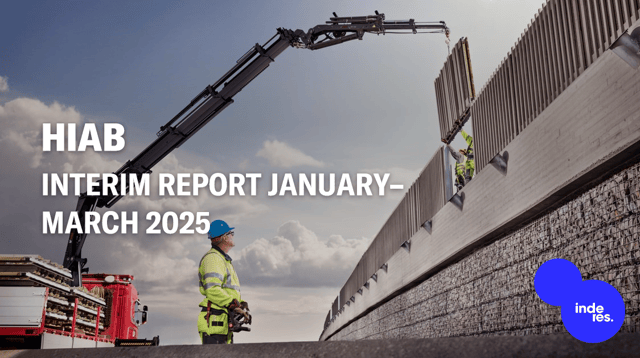 Hiab, Interim report January–March 2025