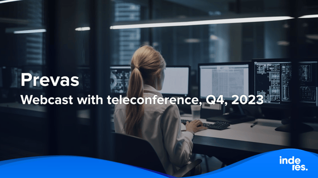 Prevas, Webcast with teleconference, Q4'23