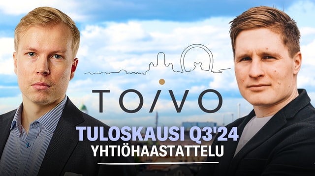 Toivo Group Q3’24: Odotukset ensi vuodessa