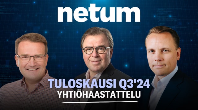 Netum Q3'24: Kapulan vaihto