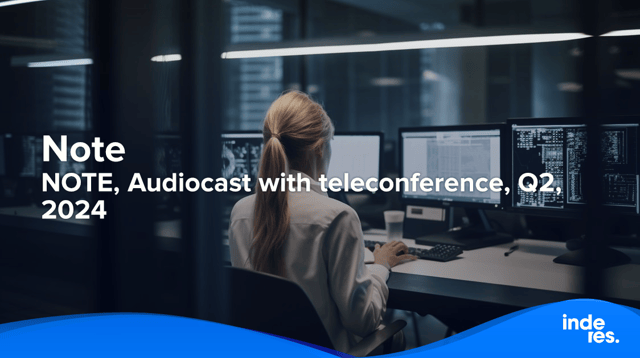 NOTE, Audiocast with teleconference, Q2'24