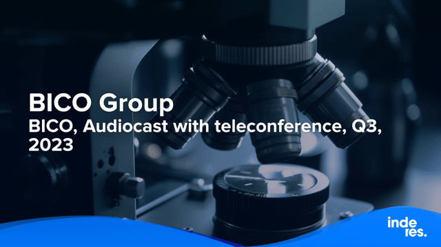 BICO, Audiocast with teleconference, Q3, 2023