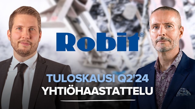 Robit Q2’24: Rahtikulut rasittivat tulosta