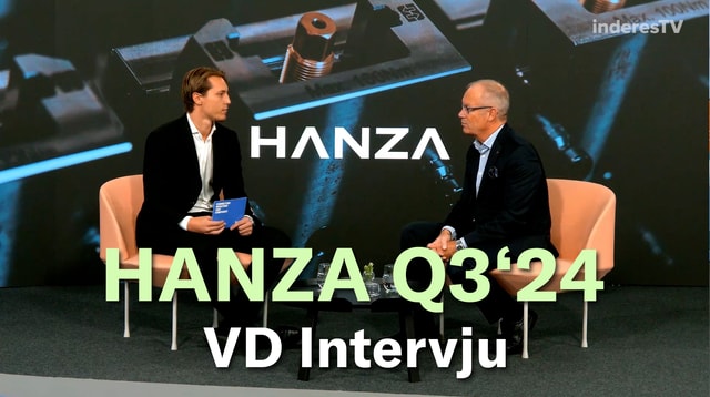 HANZA Q3´24: Kundbasen är krockkudden mot konjunkturen