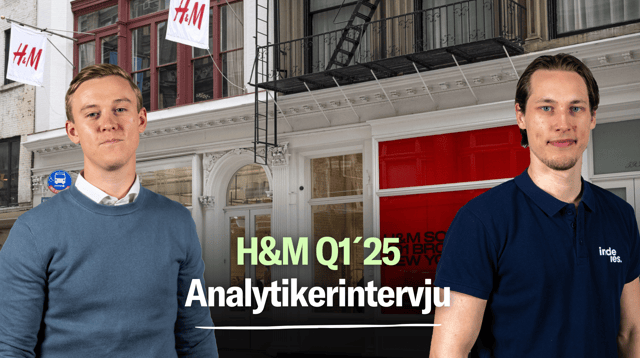 H&M Q1´25: Lägre bruttomarginal än väntat