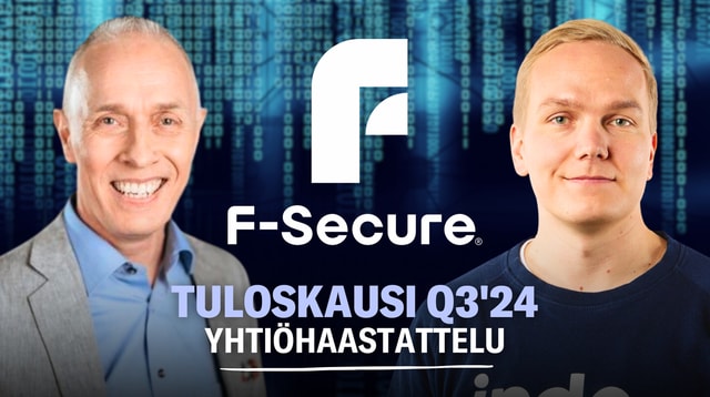 F-Secure Q3’24: Panostukset Tier1-kumppanistrategiaan jatkuvat