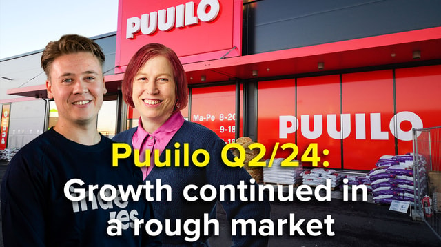 Puuilo Q2/24: Growth continued in a rough market