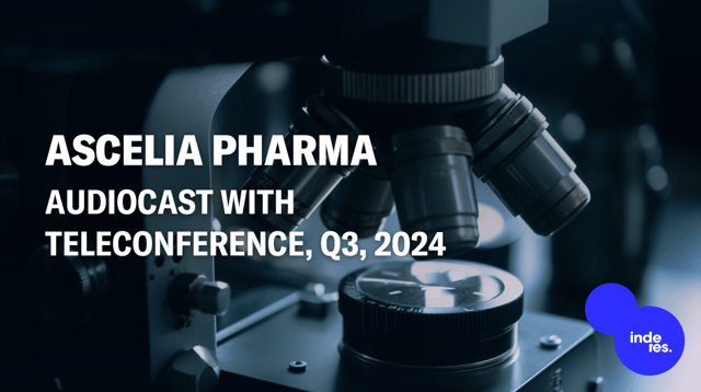 Ascelia Pharma, Audiocast with teleconference, Q3'24