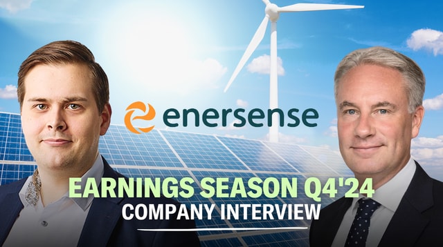 Enersense Q4'24: Better cash flow