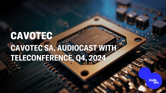 Cavotec SA, Audiocast with teleconference, Q4'24