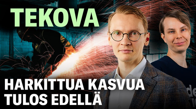 Tekova: Harkittua kasvua tulos edellä