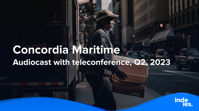 Concordia Maritime, Audiocast with teleconference, Q2'23