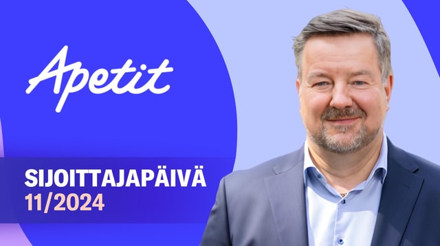 Apetit sijoituskohteena | Sijoittajapäivä 25.11.2024