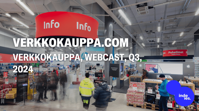 Verkkokauppa, Webcast, Q3'24