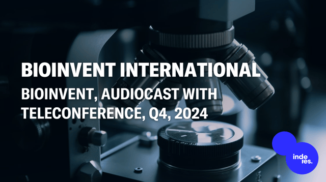 BioInvent, Audiocast with teleconference, Q4'24