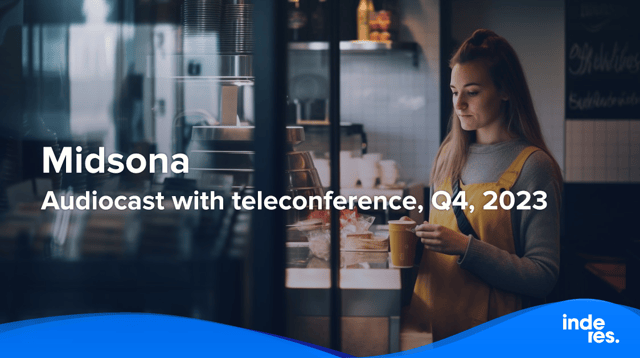 Midsona, Audiocast with teleconference, Q4'23