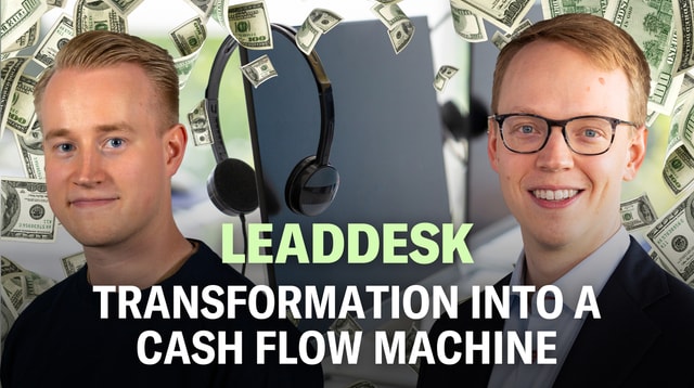 LeadDesk: Transformation into a cash flow machine