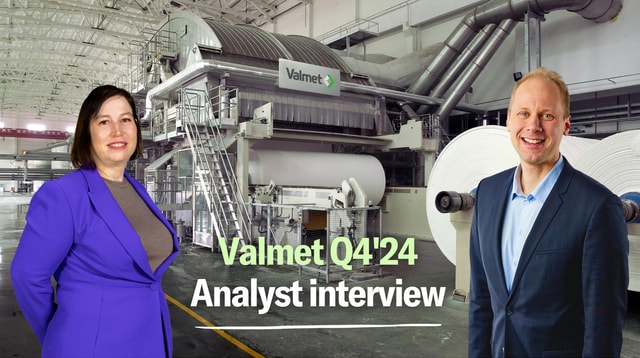 Valmet Q4’24: Strong order intake