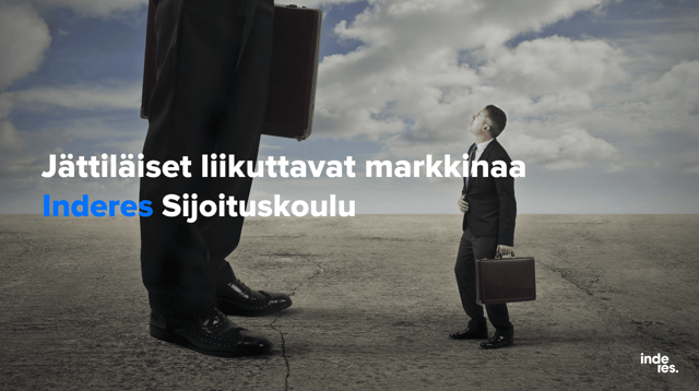 Suurimmat yhtiöt ohjaavat markkinoiden kehitystä