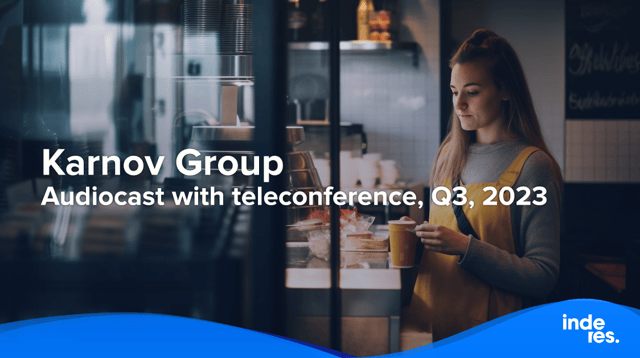 Karnov Group, Audiocast with teleconference, Q3, 2023