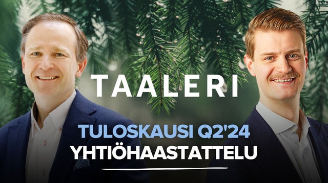 Taaleri Q2'24: Tekemistä riittää